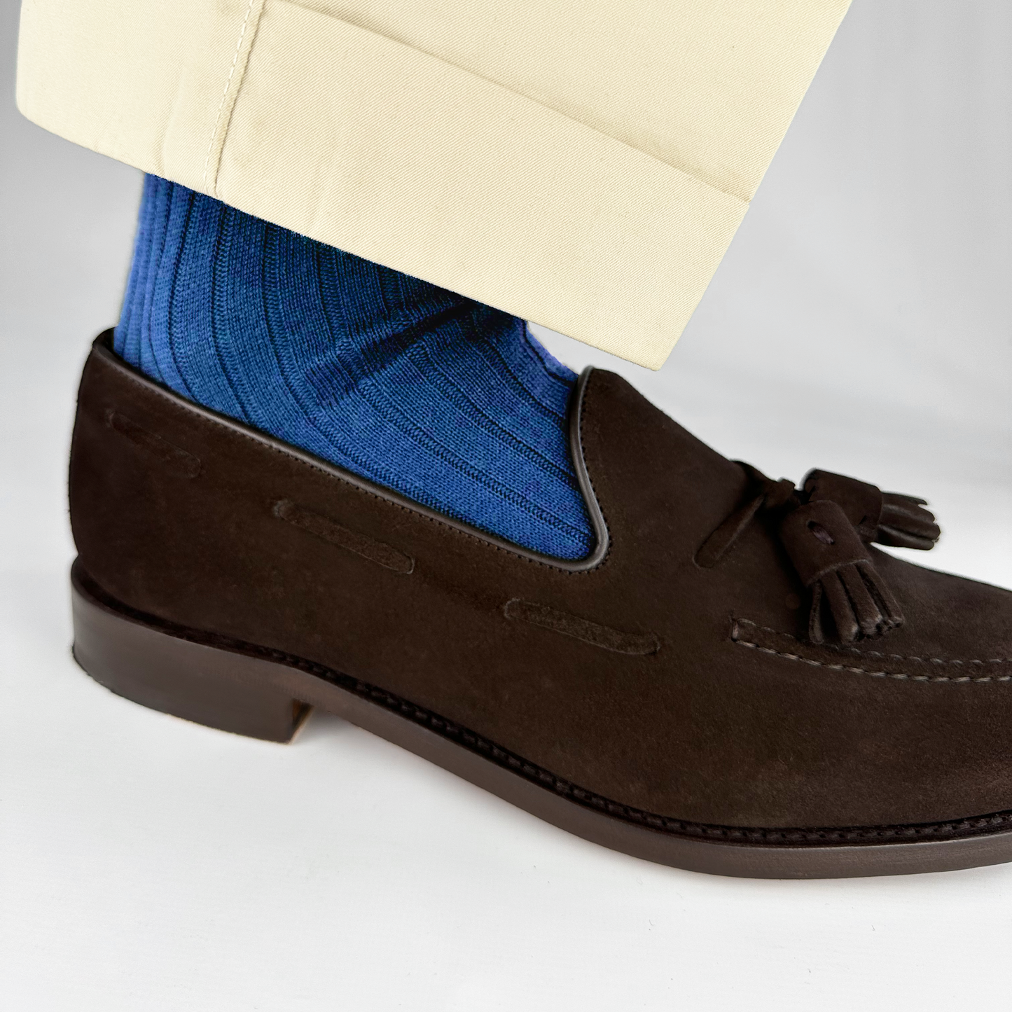 Celestial Blue Merino Wool Socks