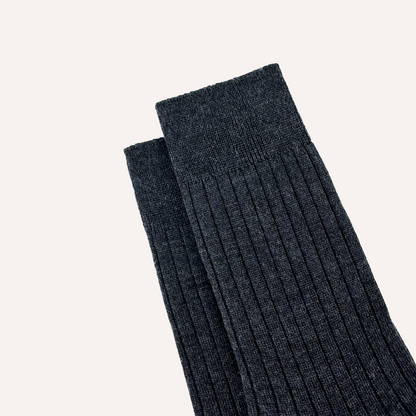 Charcoal Merino Wool Socks