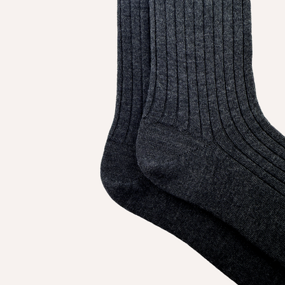 Charcoal Merino Wool Socks