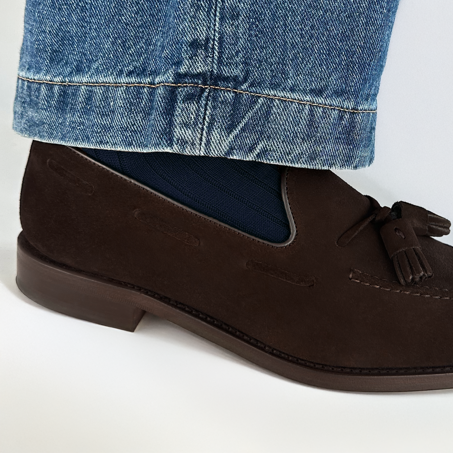 Deep Navy Merino Wool Socks