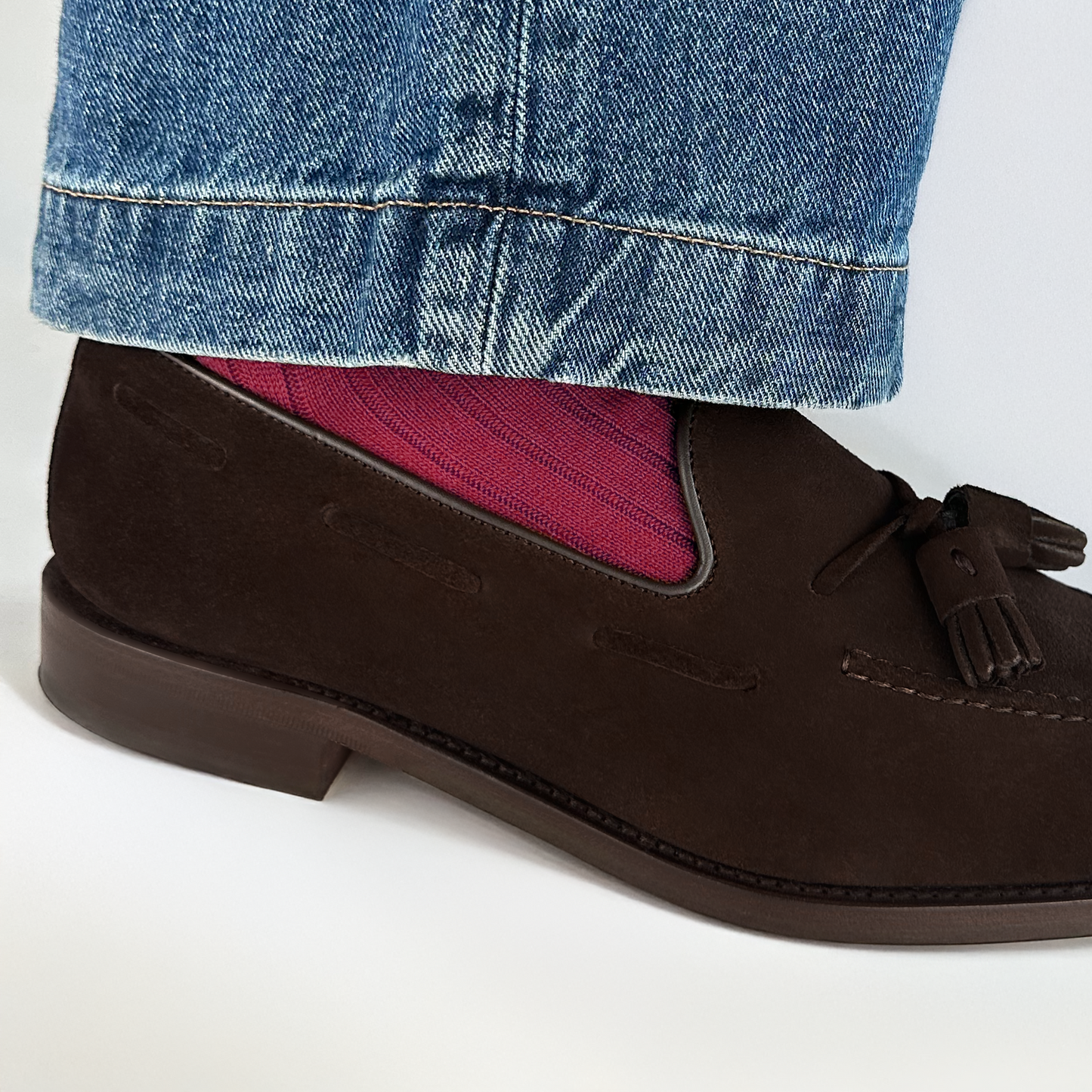 Fuchsia Merino Wool Socks