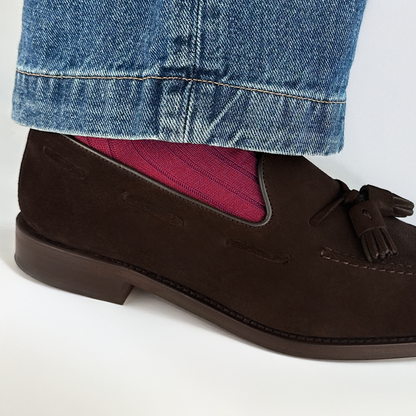 Fuchsia Merino Wool Socks