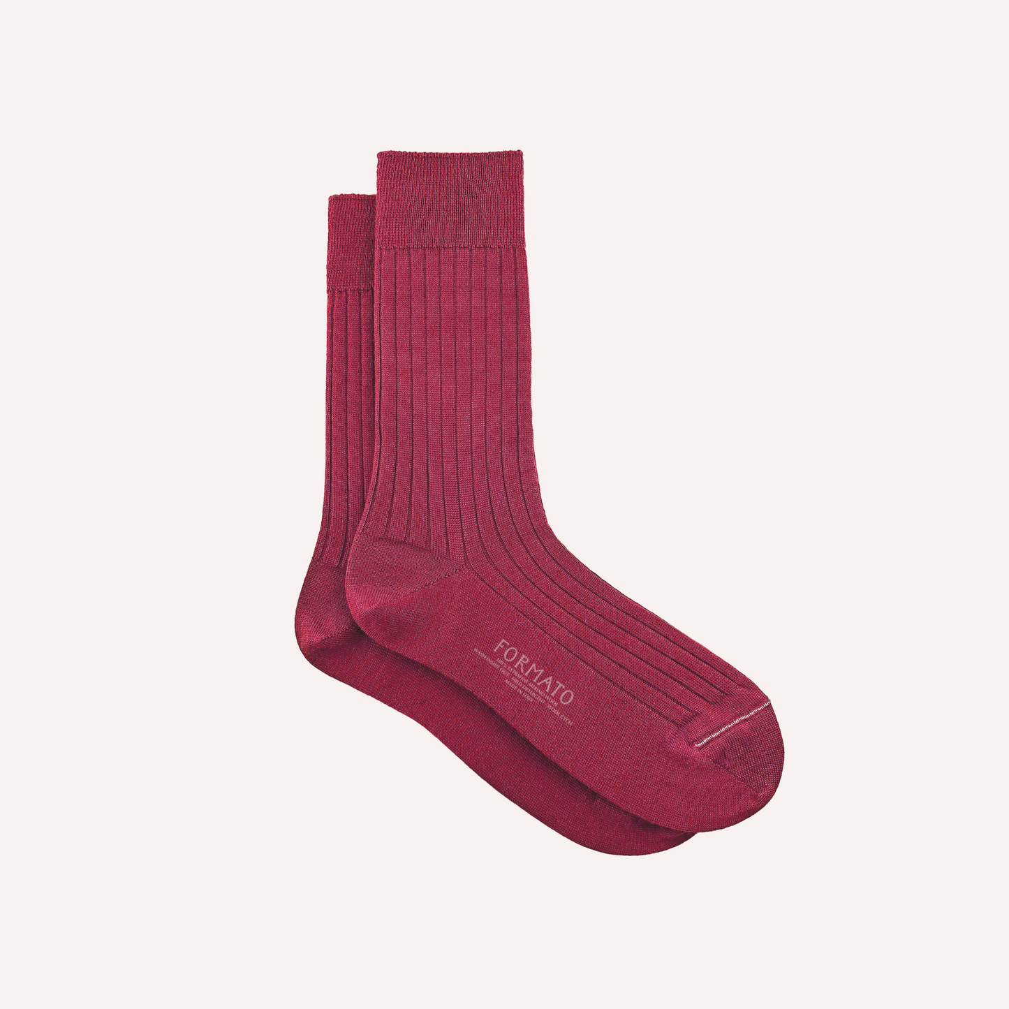 Fuchsia Merino Wool Socks